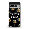 yuck fou back phone cover | glass case for google pixel 7 pro