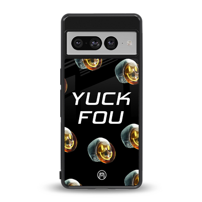 yuck fou back phone cover | glass case for google pixel 7 pro