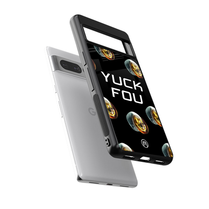 yuck fou back phone cover | glass case for google pixel 7 pro