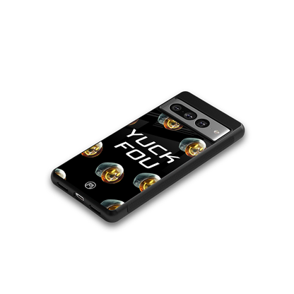 yuck fou back phone cover | glass case for google pixel 7 pro