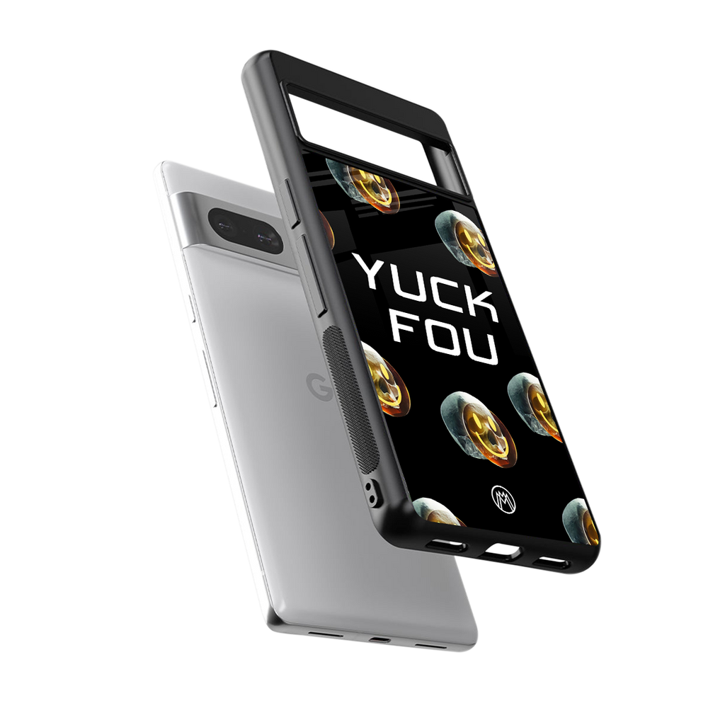 yuck fou back phone cover | glass case for Google Pixel 7