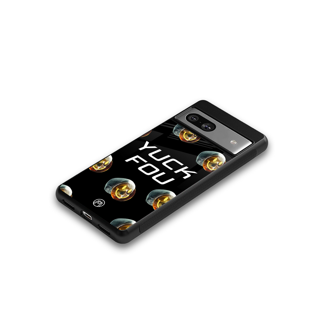 yuck fou back phone cover | glass case for Google Pixel 7A