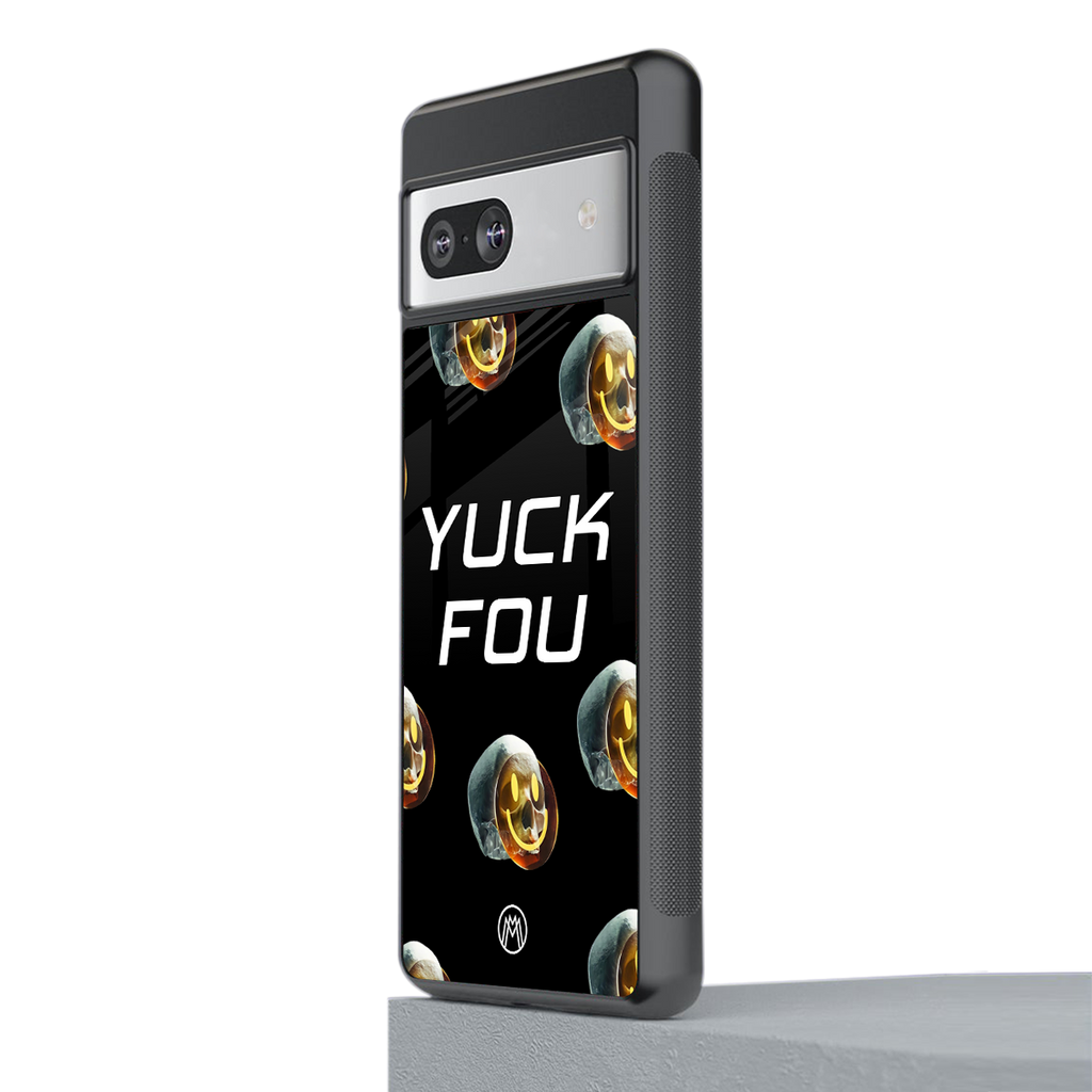 yuck fou back phone cover | glass case for Google Pixel 7