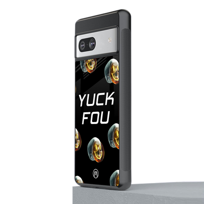 yuck fou back phone cover | glass case for Google Pixel 7A