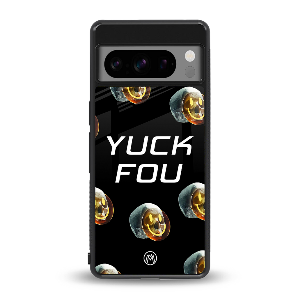 yuck fou back phone cover | glass case for google pixel 8 pro
