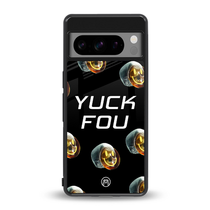 yuck fou back phone cover | glass case for google pixel 8 pro