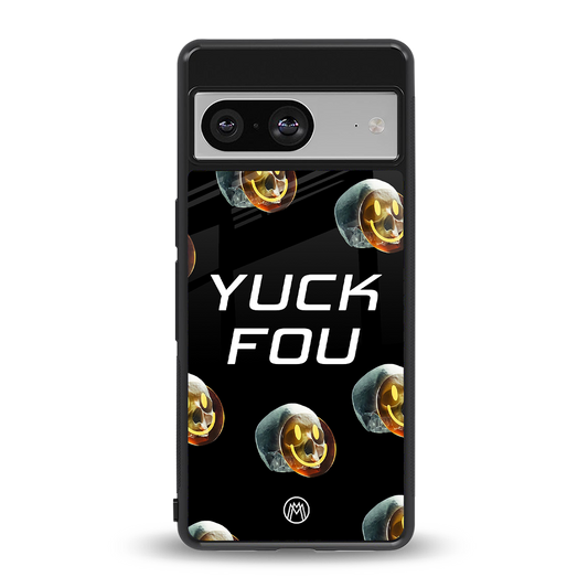 yuck fou back phone cover | glass case for Google Pixel 8