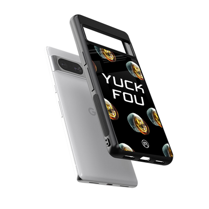 yuck fou back phone cover | glass case for Google Pixel 8
