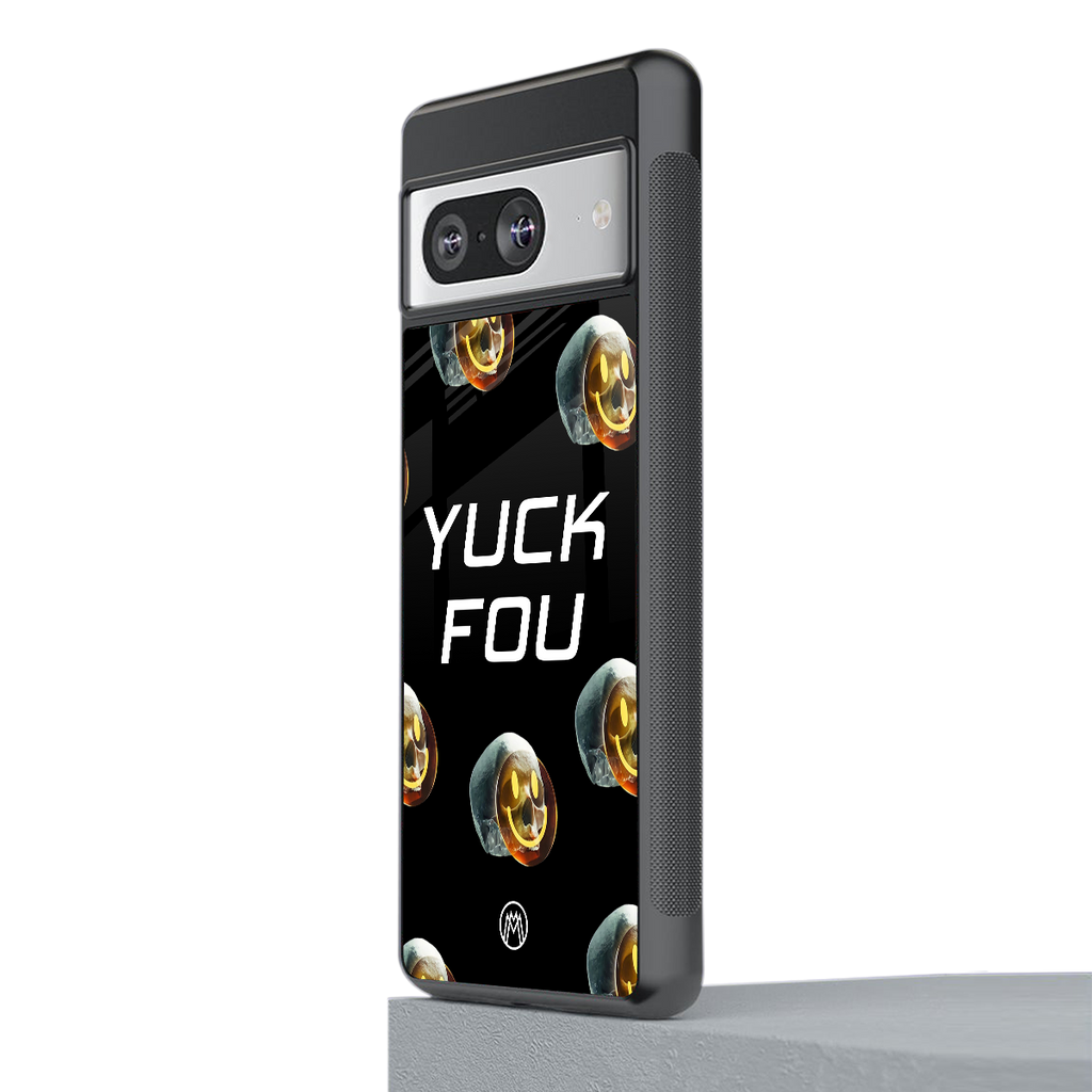 yuck fou back phone cover | glass case for Google Pixel 8