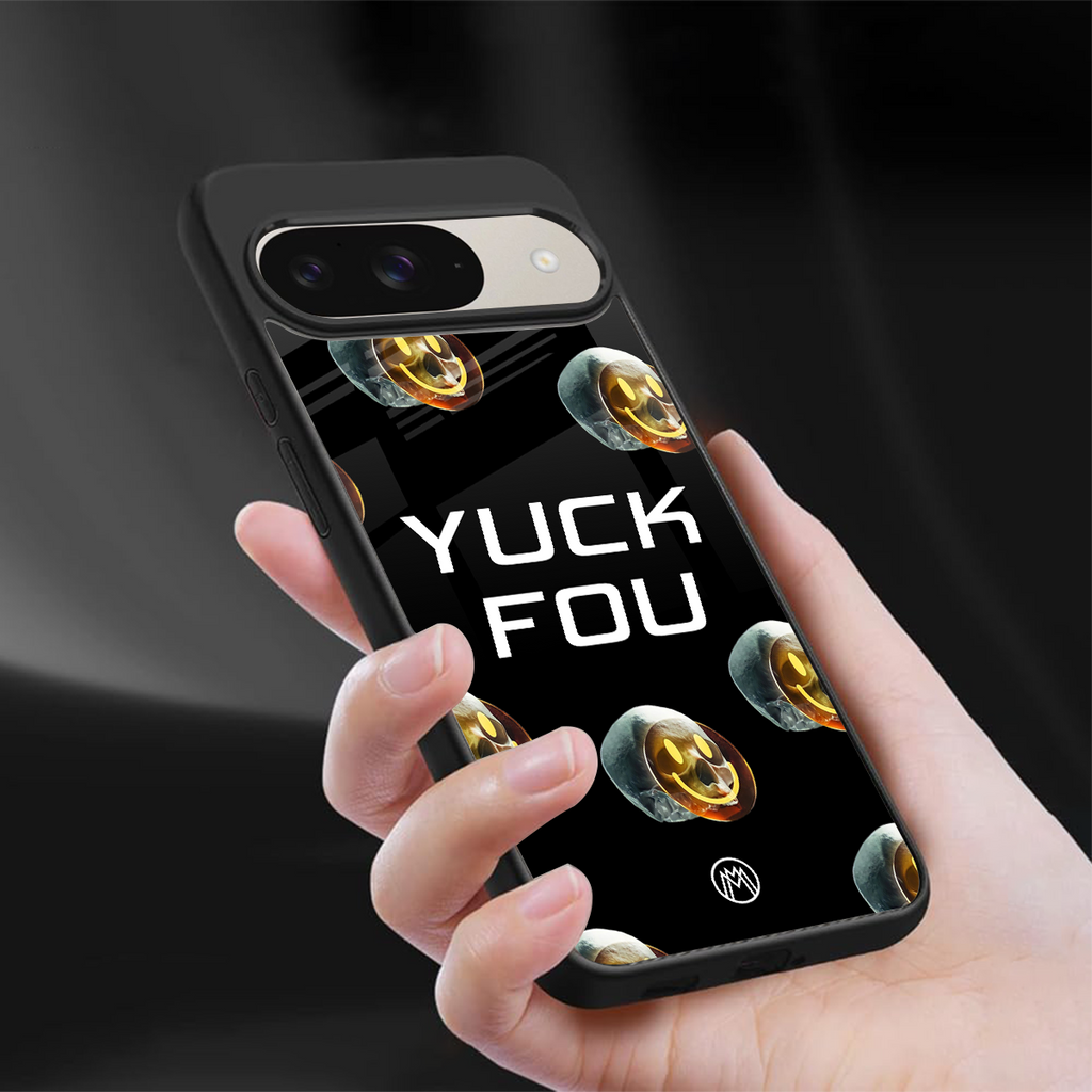 yuck fou back phone cover | glass case for google pixel 9