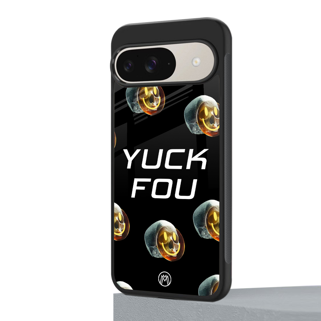 yuck fou back phone cover | glass case for google pixel 9