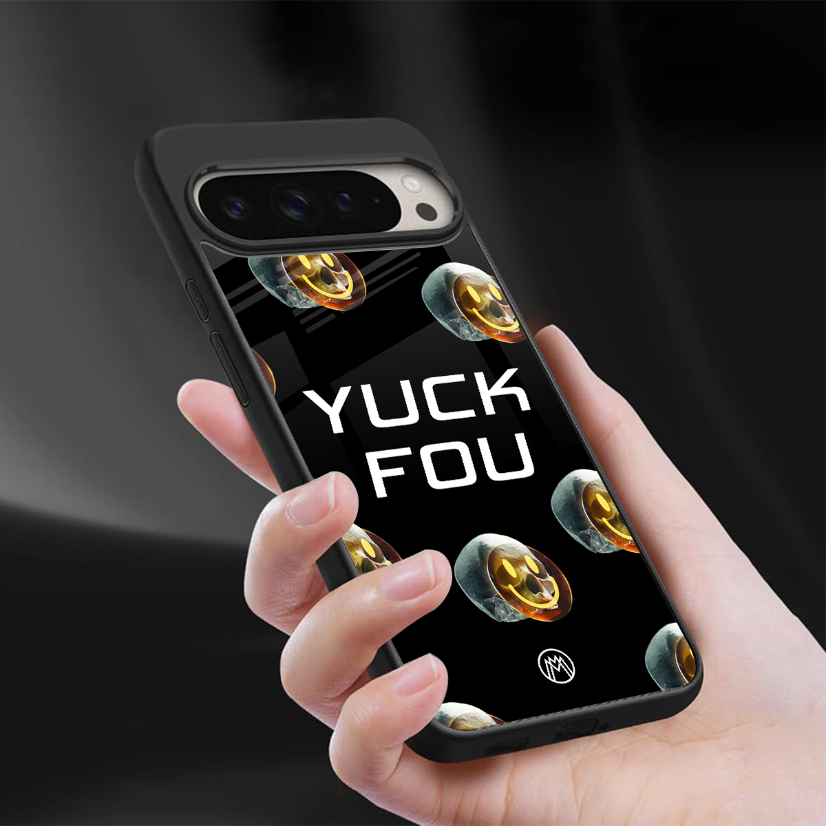 yuck fou back phone cover | glass case for google pixel 9 pro xl