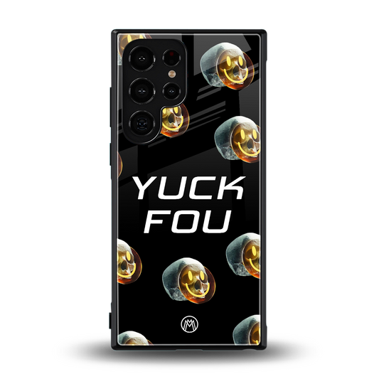 yuck fou back phone cover | glass case for samsung galaxy s24 ultra
