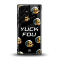 yuck fou back phone cover | glass case for samsung galaxy s23 ultra
