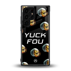 yuck fou back phone cover | glass case for samsung galaxy s23 ultra