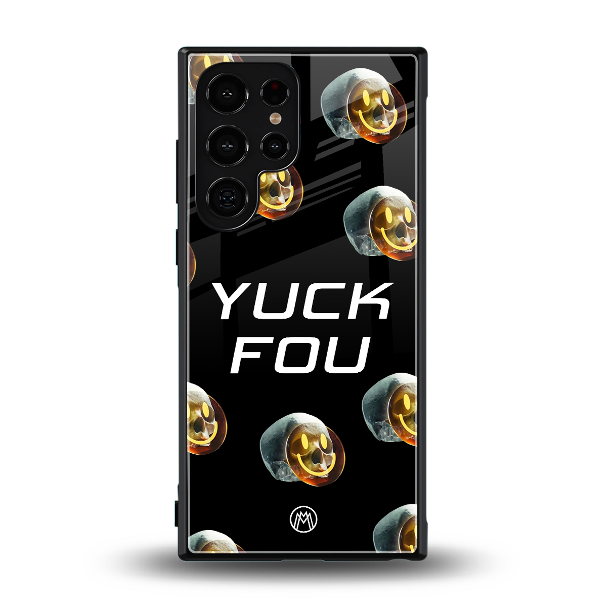 yuck fou back phone cover | glass case for samsung galaxy s23 ultra