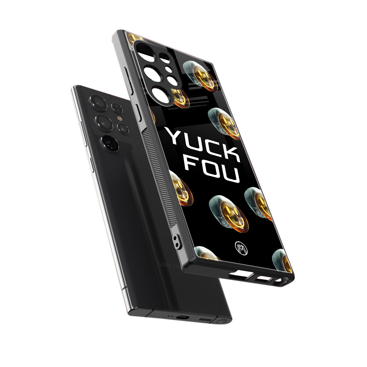 yuck fou back phone cover | glass case for samsung galaxy s23 ultra