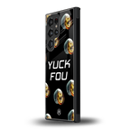 yuck fou back phone cover | glass case for samsung galaxy s23 ultra