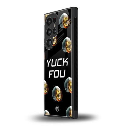 yuck fou back phone cover | glass case for samsung galaxy s23 ultra