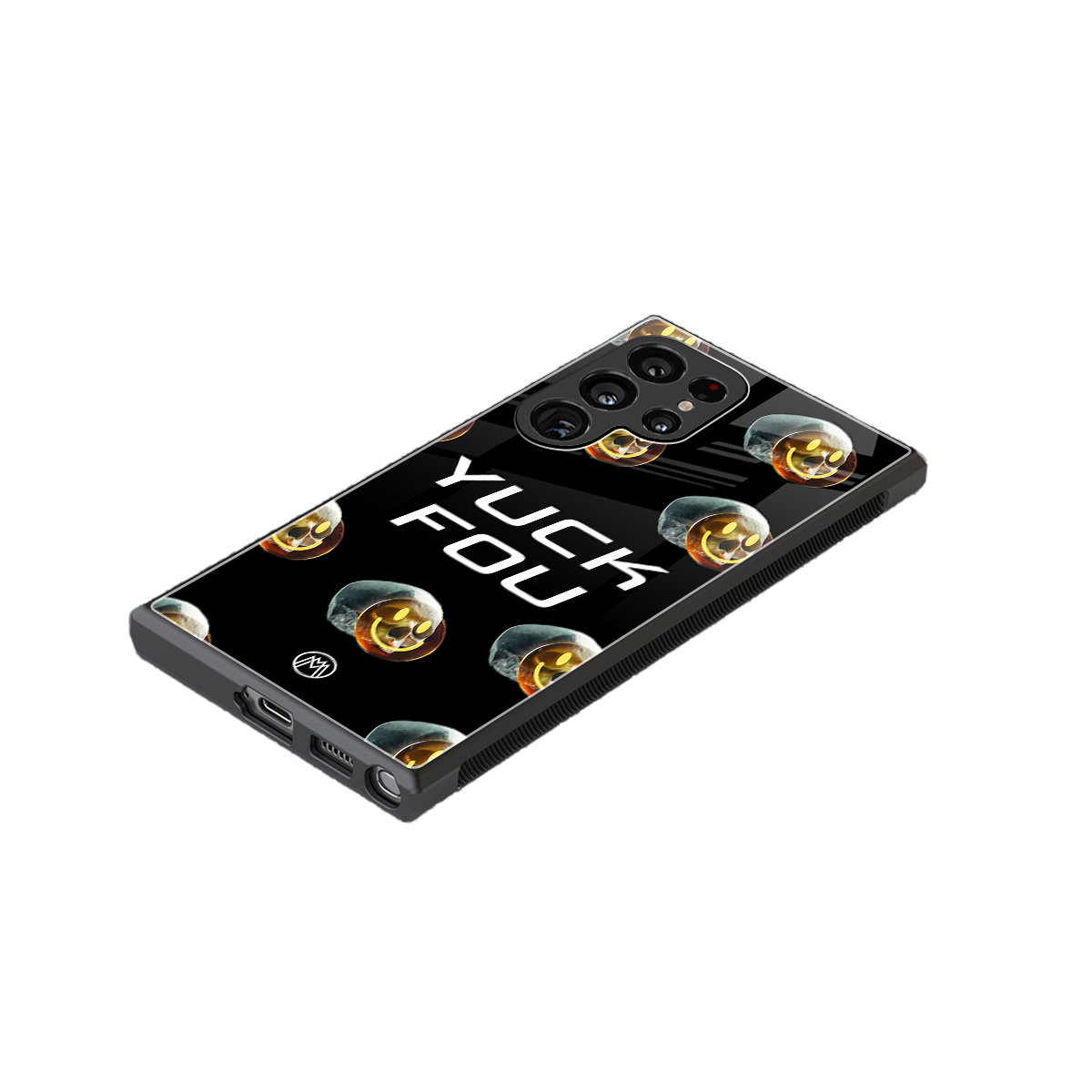 yuck fou back phone cover | glass case for samsung galaxy s23 ultra