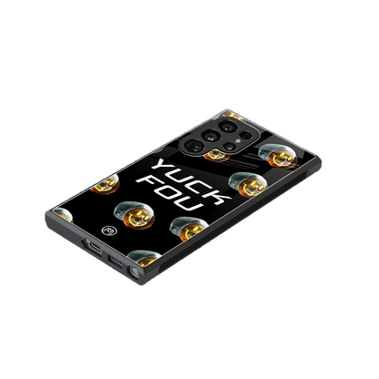 yuck fou back phone cover | glass case for samsung galaxy s23 ultra