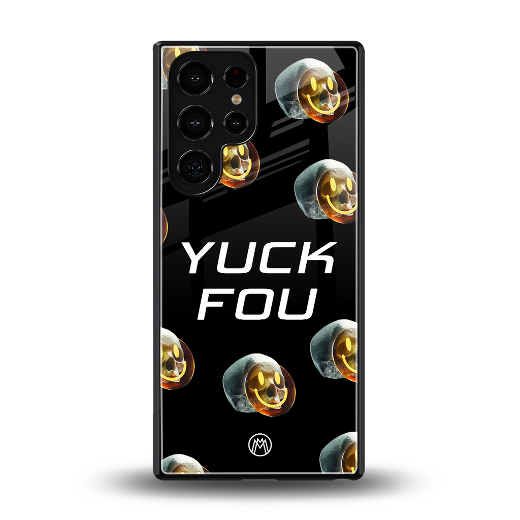 yuck fou back phone cover | glass case for samsung galaxy s25 ultra