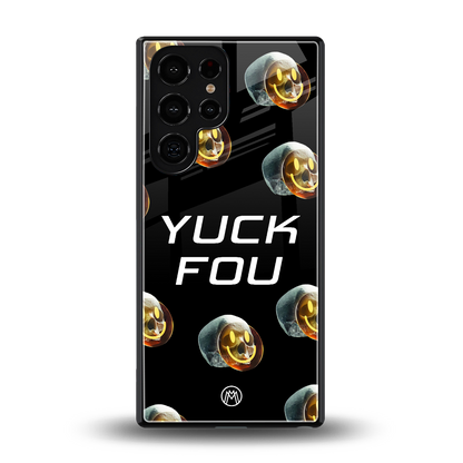 yuck fou back phone cover | glass case for samsung galaxy s25 ultra