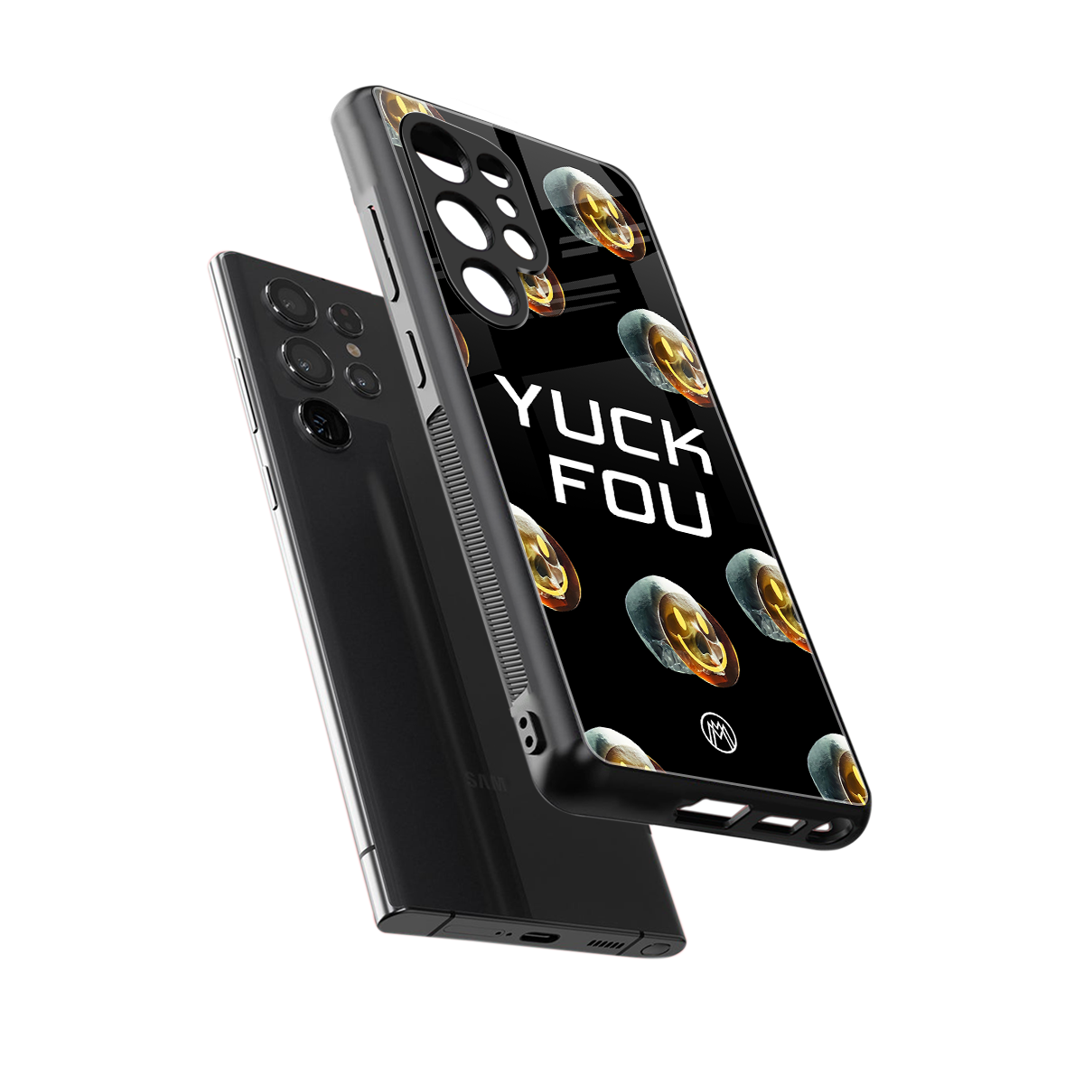 yuck fou back phone cover | glass case for samsung galaxy s25 ultra