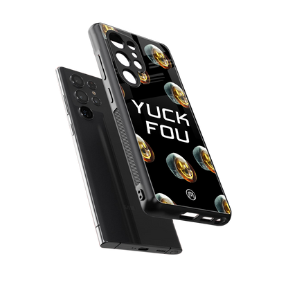 yuck fou back phone cover | glass case for samsung galaxy s25 ultra