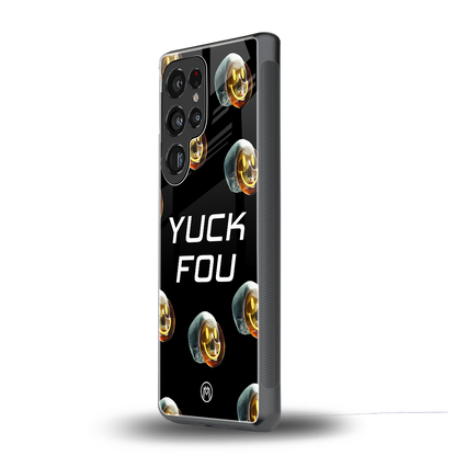 yuck fou back phone cover | glass case for samsung galaxy s25 ultra