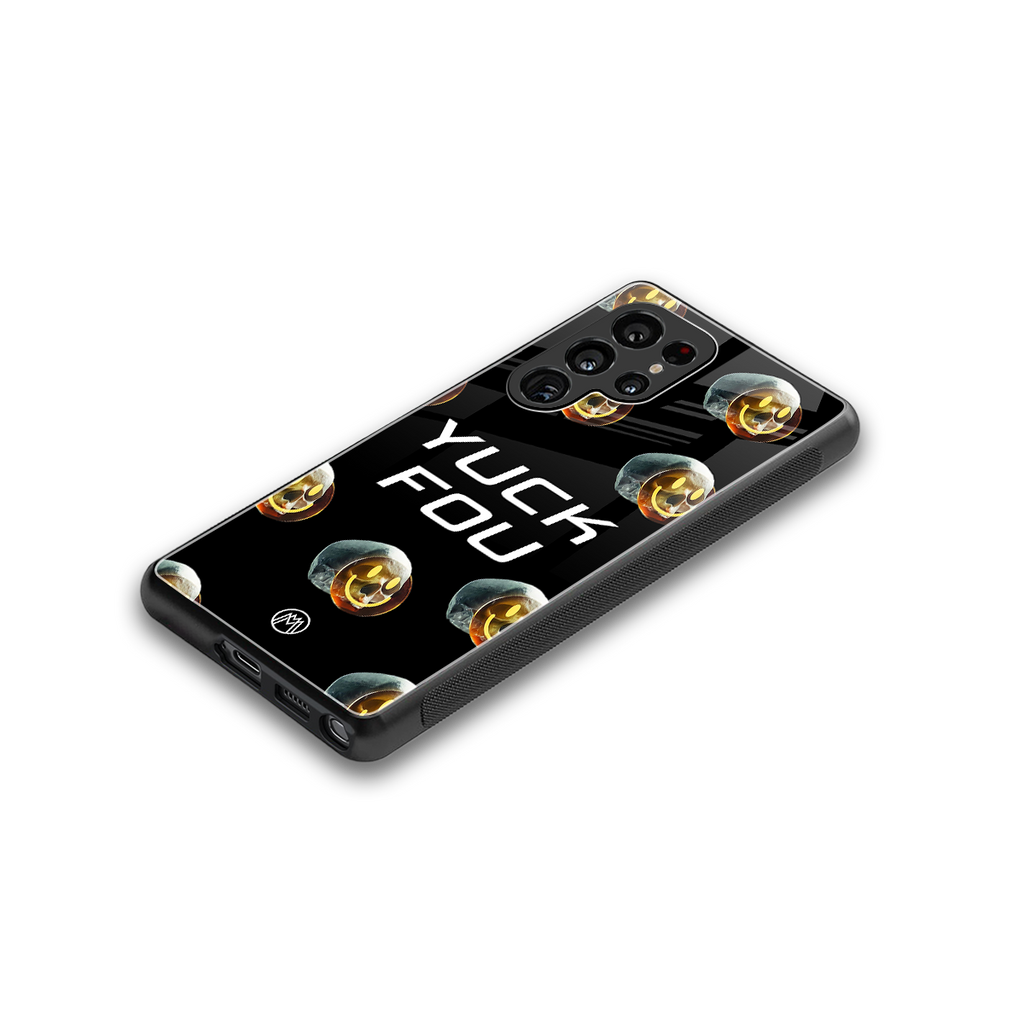 yuck fou back phone cover | glass case for samsung galaxy s25 ultra