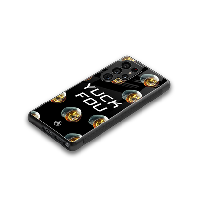 yuck fou back phone cover | glass case for samsung galaxy s25 ultra