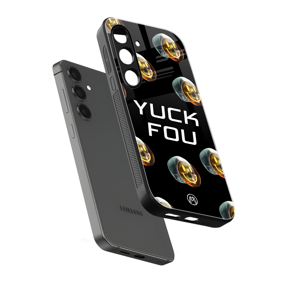 yuck fou back phone cover | glass case for samsung galaxy s23 fe