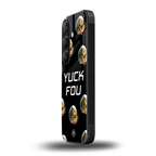 yuck fou back phone cover | glass case for samsung galaxy s24