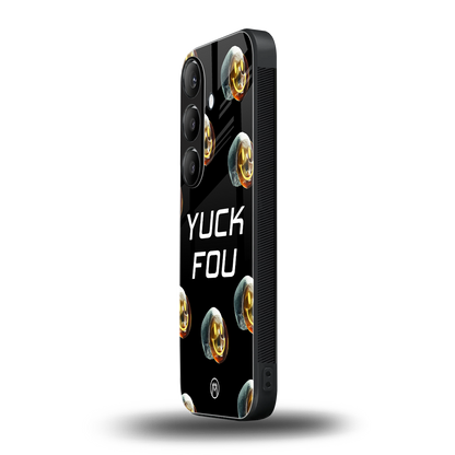 yuck fou back phone cover | glass case for samsung galaxy s23