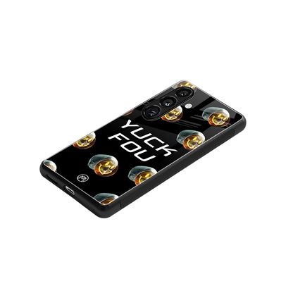 yuck fou back phone cover | glass case for samsung galaxy s23