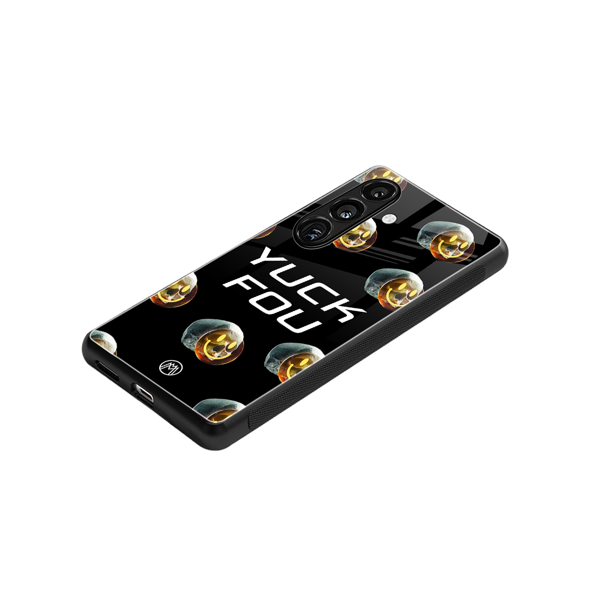 yuck fou back phone cover | glass case for samsung galaxy s23 plus