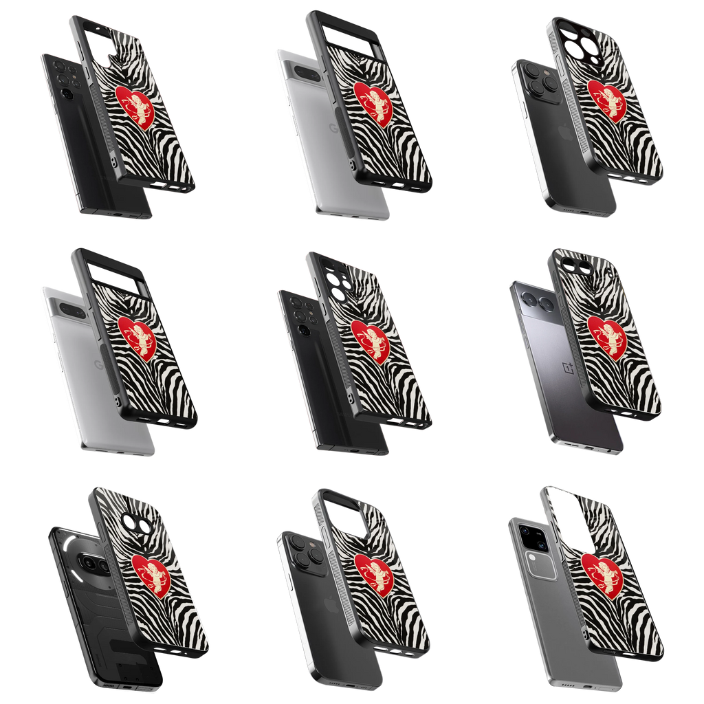 Durable Glass Back Mobile Case for iPhone, Samsung, OnePlus, Google Pixel, Redmi, Vivo, Oppo