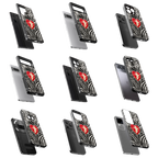Durable Glass Back Mobile Case for iPhone, Samsung, OnePlus, Google Pixel, Redmi, Vivo, Oppo
