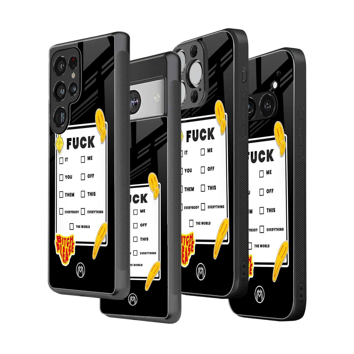 Stylish Glass Back Case for All Smartphones iPhone, Samsung, OnePlus, Pixel, Redmi, Oppo, Vivo, Motorola