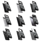 Durable Glass Back Mobile Case for iPhone, Samsung, OnePlus, Google Pixel, Redmi, Vivo, Oppo