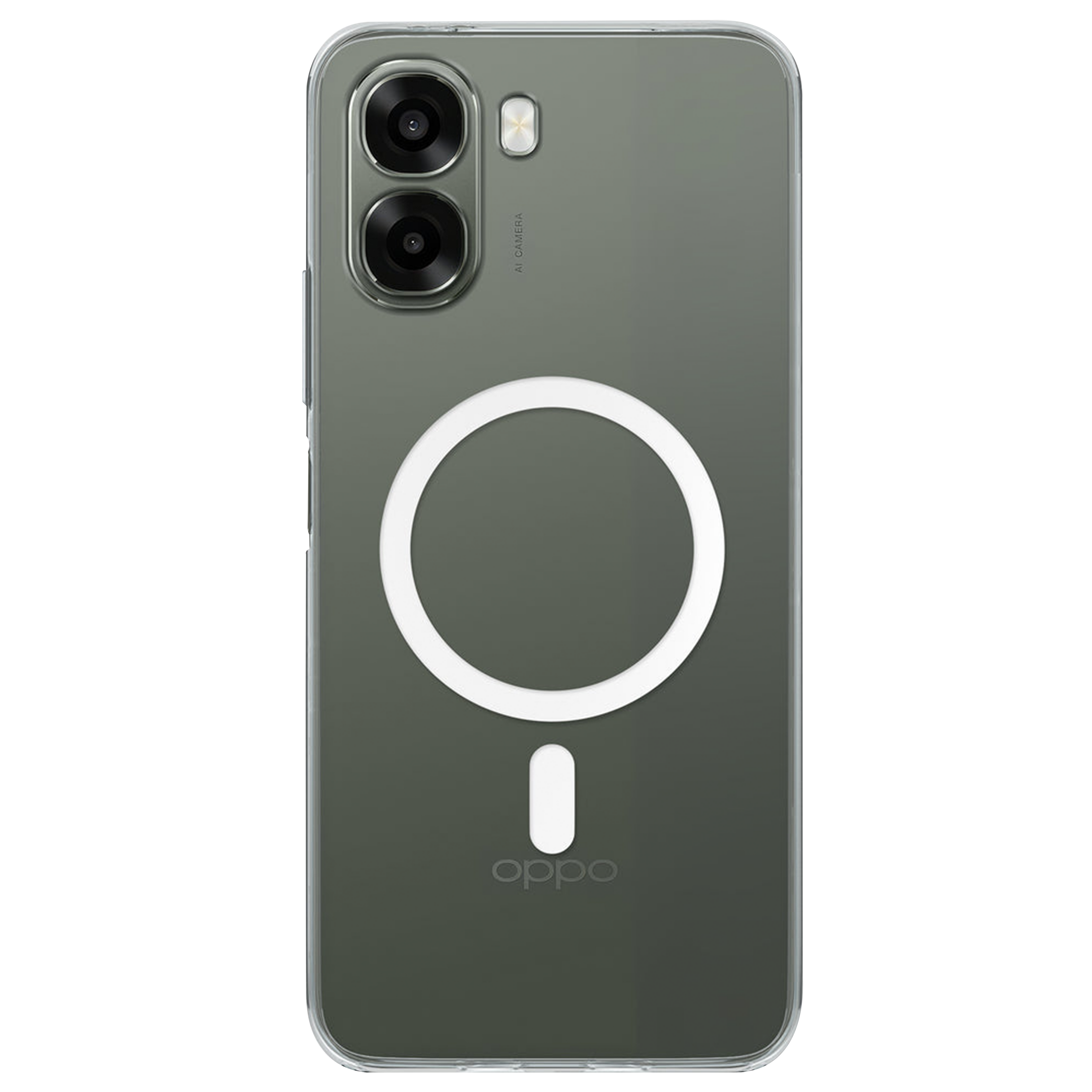 Anti Yellow Magsafe Clear Case for Oppo A6x 5G