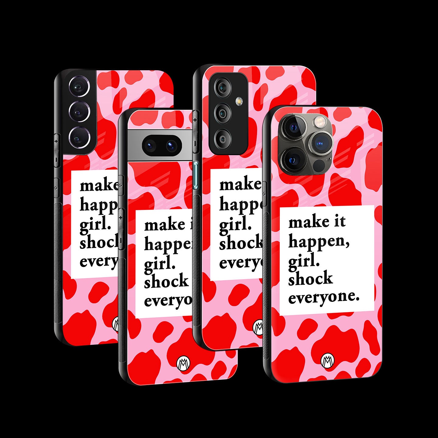 Make It Happen Girl Phone Cover | Glass Case