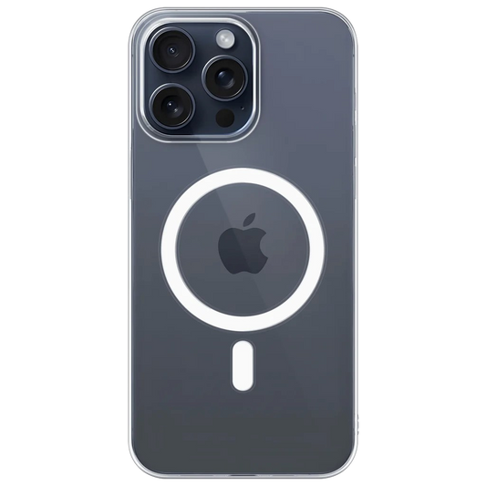 Anti Yellow Magsafe Clear Case for iPhone 15 Pro Max