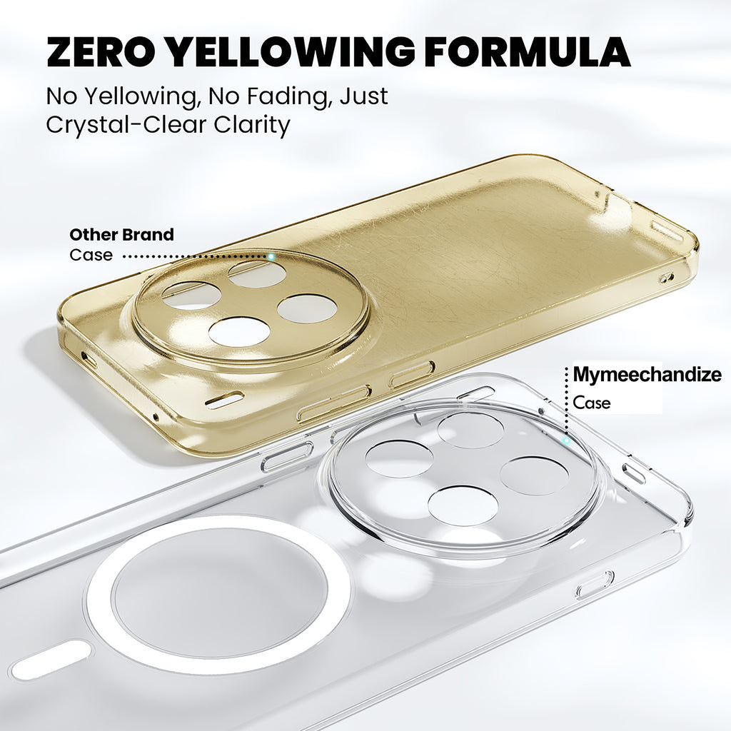 Anti Yellow Magsafe Clear Case for Vivo X200 Pro