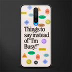10 things to say glass case for poco x2 image