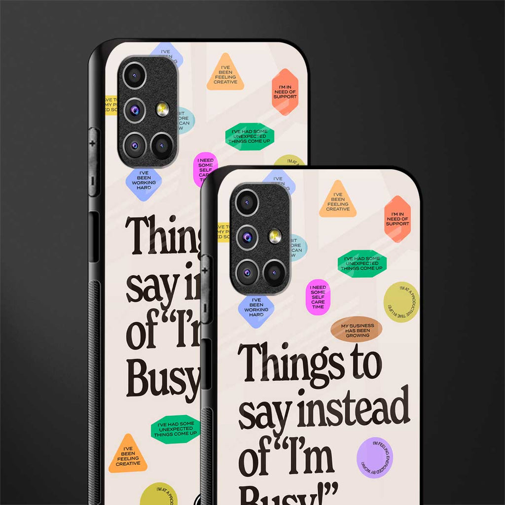 10 things to say glass case for samsung galaxy m51 image-2