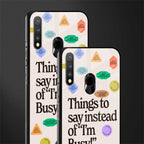 10 things to say glass case for vivo u20 image-2