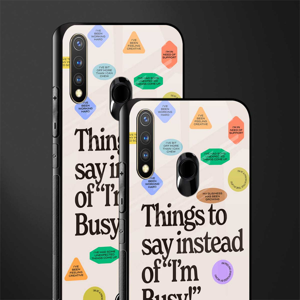 10 things to say glass case for vivo y19 image-2
