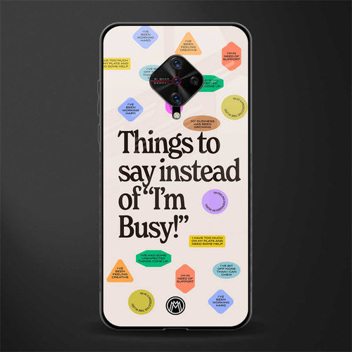 10 things to say glass case for vivo s1 pro image